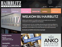 Tablet Screenshot of hairblitz.nl